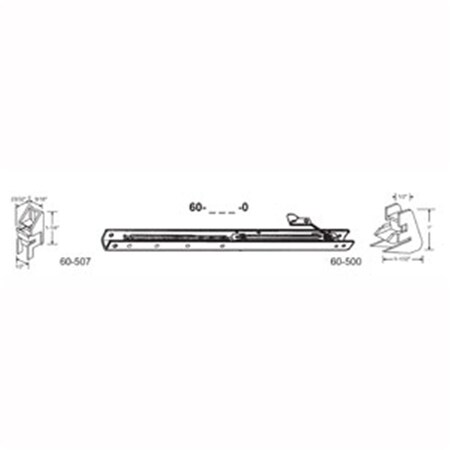 Robus Splendor 27 in. Balance Stamped No. 2630 with Ends 60-507 & 60-500 Attached Window Channel, 6PK RO1208423